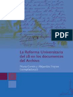 La-Reforma Universitaria en Sus Documentos Del-18