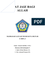 Akidah Akhlak Makalah 9