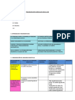 Programación Curricular Anual 2014