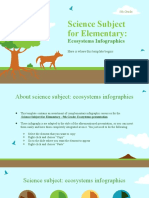 Science Subject For Elementary - 5th Grade - Ecosystems Infographics by Slidesgo