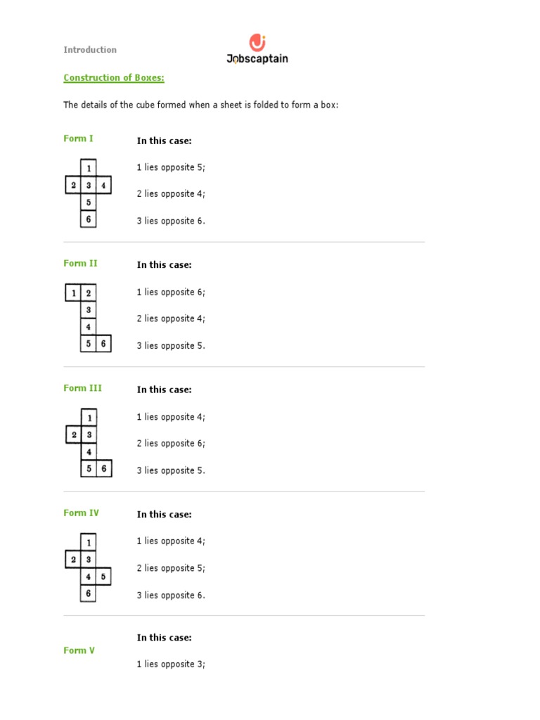 How To Solve Non Verbal Reasoning Cubes