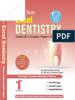 Excel Dentistry 3rd Year Sample 2022