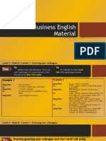 Business English Material: Level 2 - Rank B