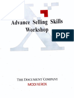 Advance Selling Skills Workshop