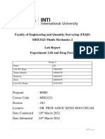 Faculty of Engineering and Quantity Surveying (FEQS) MEE3221 Fluids Mechanics 2