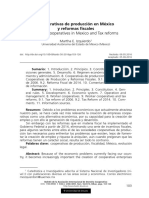 Cooperativas De Produccion En Mexico Y Reformas Fiscales - Martha E. Izquierdo