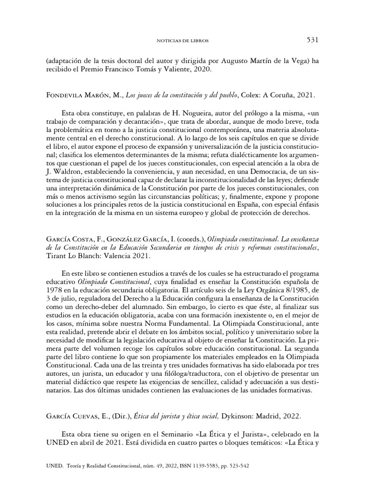 Ética Del Jurista y Ética Social PDF Constitución Globalización