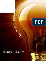 El Pensar Como Ciencia - Henry Hazlitt