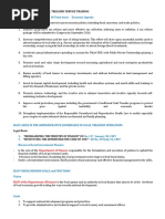 Basic Operations On Local Treasury Service Training: Legal Basis