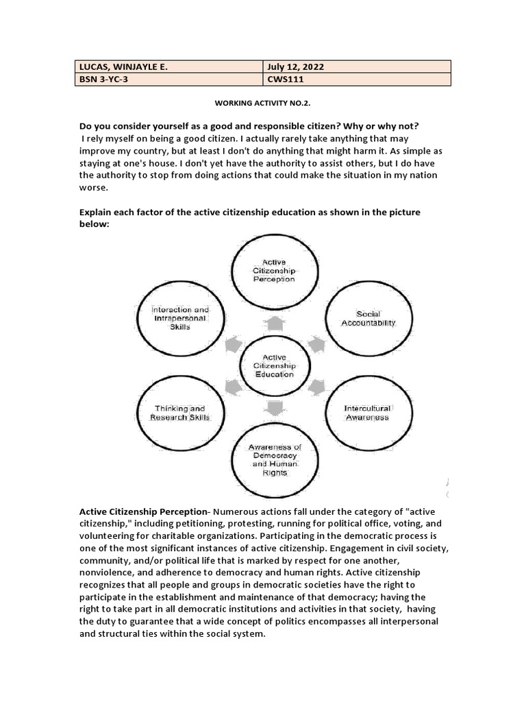 Active Citizenship and Social Accountability | PDF | Democracy ...