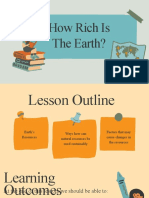 How Rich Is The Earth?: Grade 7 Science