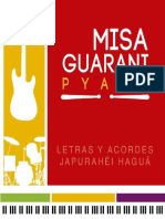 Letras y Acordes Misa Guaraní Pyahu Música Moderna
