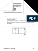 Holy Spirit University of Kaslik: GCV505 / CVE 611 - Advanced Structural Analysis