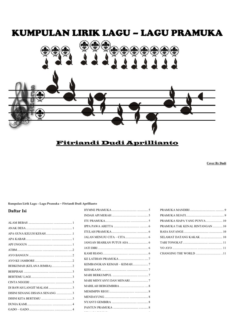 Lirik Lagu Pramuka Lirik Lagu Pramuka