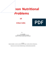 Common Nutritional Probems of Urban India.