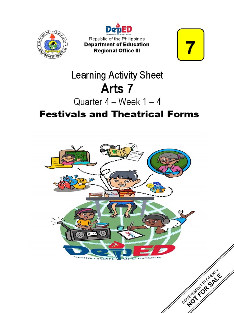 4th Quarter Grade 7 Arts Learning Activity Sheets Week 1 - 4 | PDF