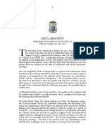 Declaration: Regarding The Scandalous Declarations of Vincenzo Paglia On Law 194