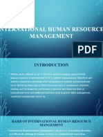 International Human Resource Management