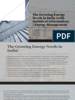 The Growing Energy Needs in India