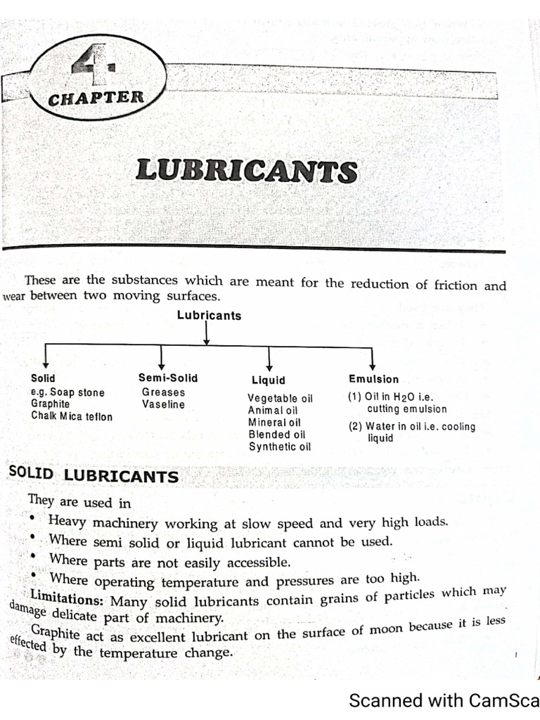 Lubricants PDF