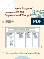 Developmental Stages of Management and Organizational Thought (Group2)