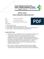 Hasil Rapat Persiapan Akreditasi