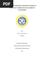 Download Persepsi Mahasiswa Politik Universitas Airlangga Terhadap Kasus Korupsi Nazaruddin by meyrzashrie SN58972396 doc pdf