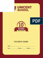 Unicent Nagole School Diary
