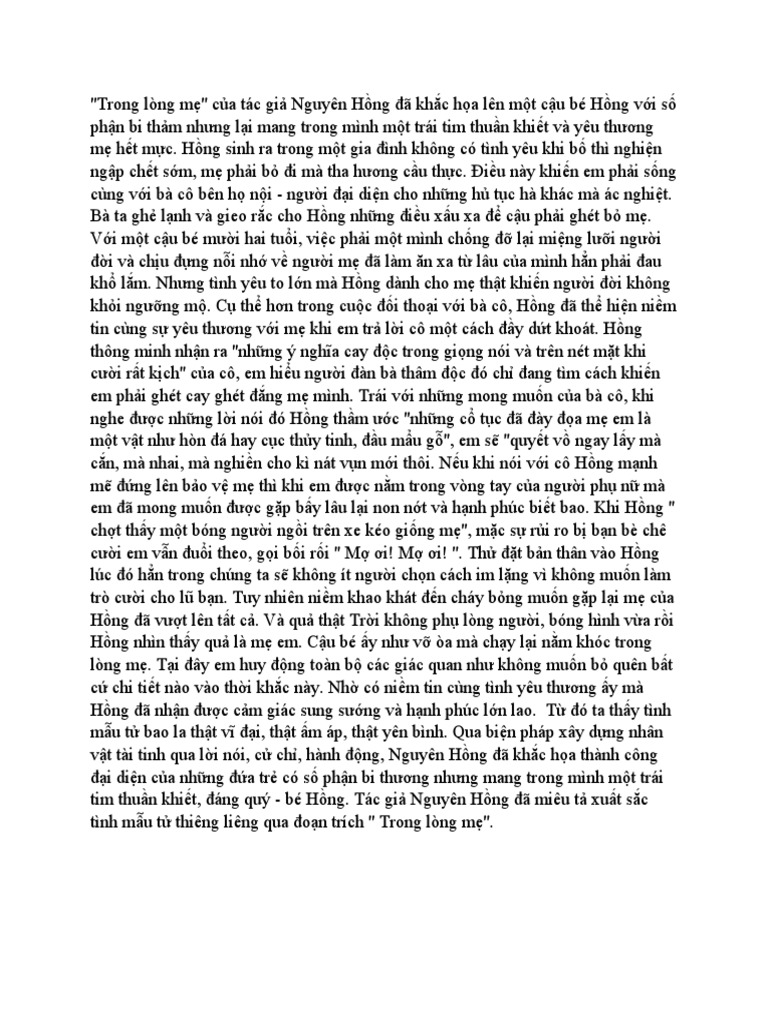 Trong lòng mẹ | PDF