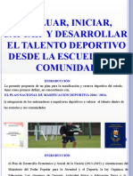 Evaluar talento deportivo escuelas