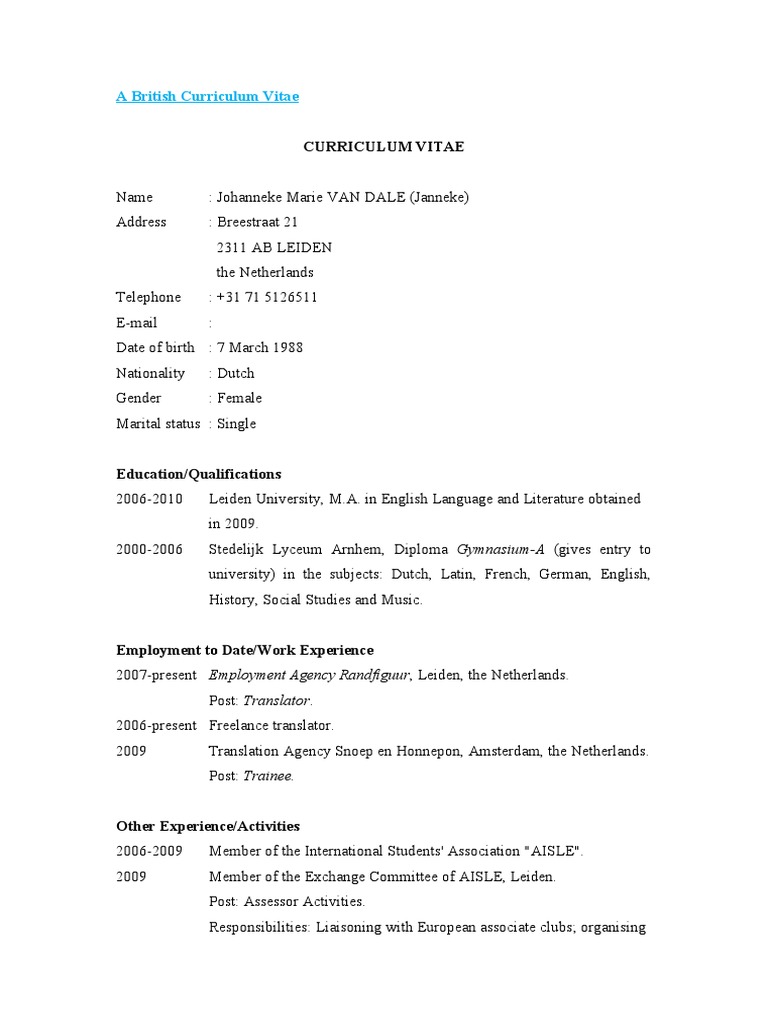 Britishcvexample_021546 PDF