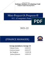 Mini Project Progress Presentation 2 - Group 13