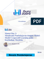 Materi Day-3 Mendesain Pembelajaran Dengan Model Cooperatif Pada Kurikulum Merdeka