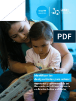 UNICEF Resultados y Determinantes Del Desarrollo de La Primera Infancia en América Latina y El Caribe