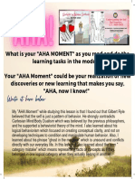 Discover Your "AHA Moment