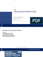 Renta AT 2022: Clase sobre regímenes tributarios y renta presunta