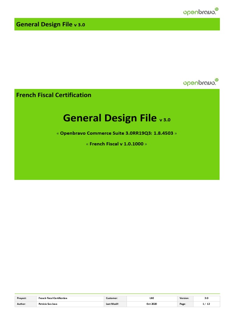French Fiscal Certification Overview 3.0 | PDF | Networking | Internet ...