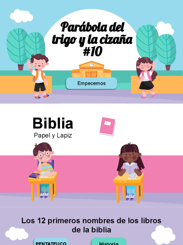 #10 Parábola Del Trigo y La Cizaña | PDF | Parábolas de Jesús ...