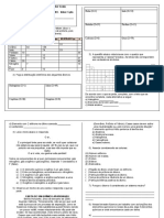 Prova de Química sobre a Tabela Periódica