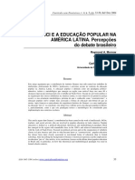 Gramsci e A Educação Popular Na América Latina