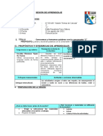 SESIÓN DE APRENDIZAJE 29 de Agosto - Comunicacion. 1ER GRADO