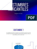 Costumbres Mercantiles