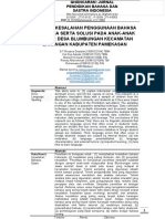 Artikel KPM Posko37 - Blumbungan - Analisis Kesalahan Bahasa - Rendy Alfarrohman