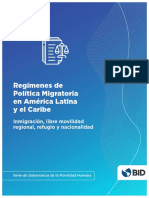 Regimenes de Politica Migratoria en America Latina y El Caribe