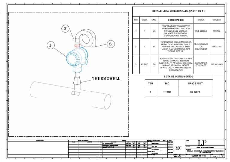 Material List for Temperature Instruments | PDF