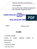 Sesión 4 Norma ISO 14001 - 2015