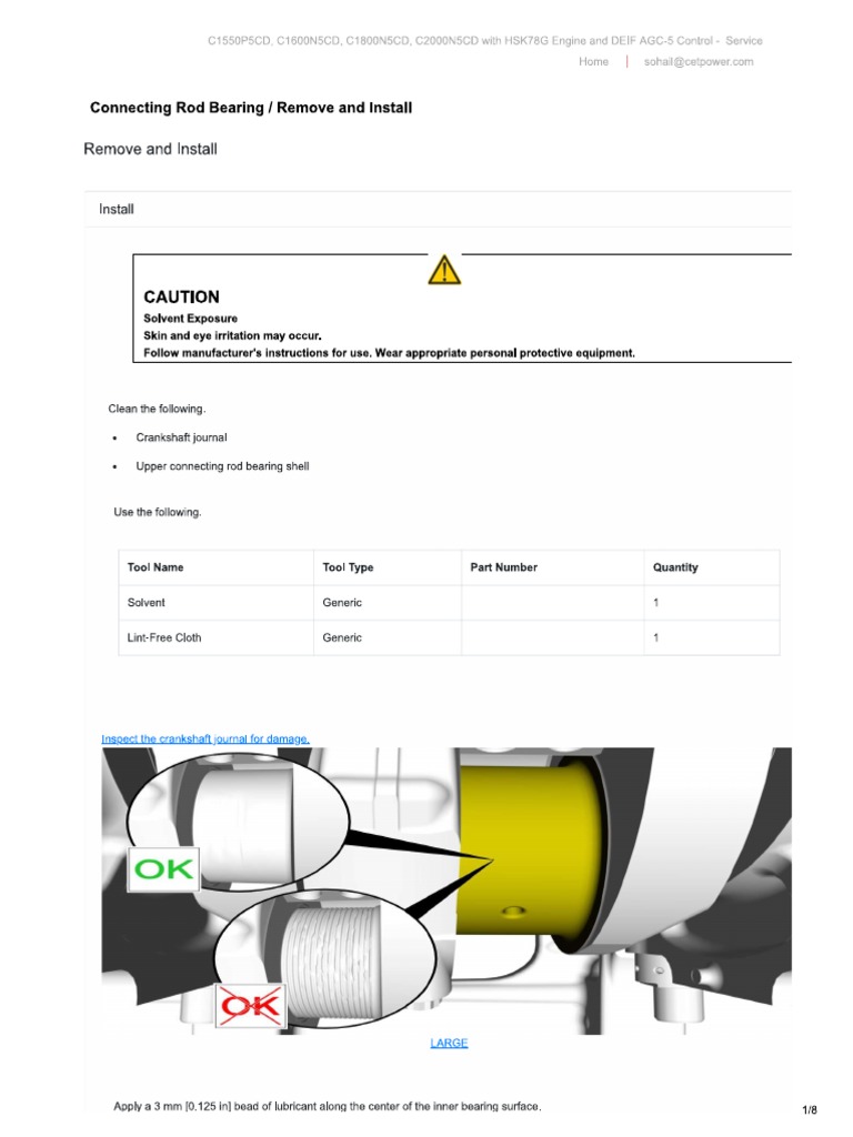 Connecting Rod Bearing Install PDF