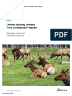 Afred CWD HCP Manual Owners Cervid Farm Operators 2022 09