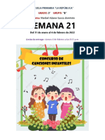 Escuela primaria La República actividades semana 21