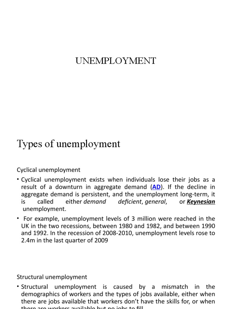 Unemployment | PDF | Unemployment | Labor